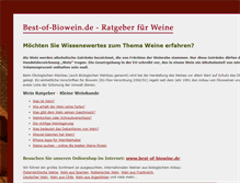 Tablet Screenshot of best-of-biowein.de